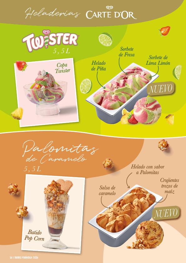 Graneles Twistter y Palomitas caramelo