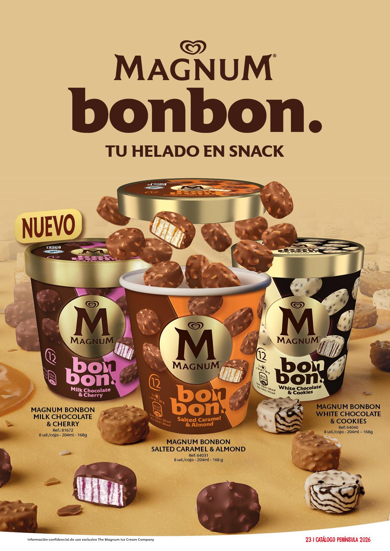 Magnum bonbon Milk chocolate&cherry