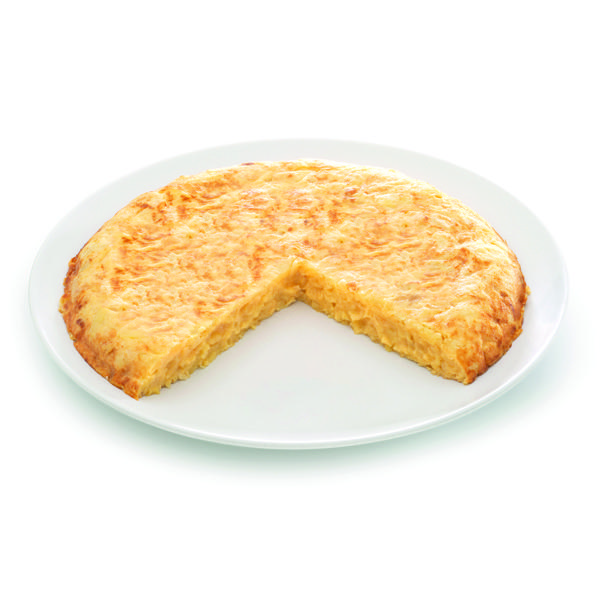 Tortilla de patatas con cebolla