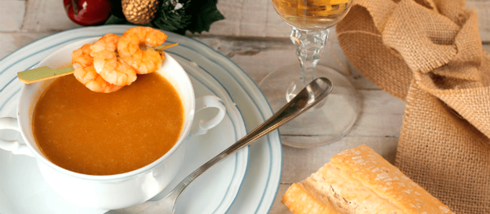 Bisque de langostinos Bisque de langostinos